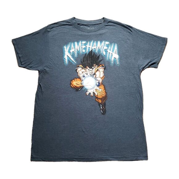 Dragon Ball Z Goku Kamehameha! Size Large Mens Ripple Junction T-Shirt - Picture 1 of 5